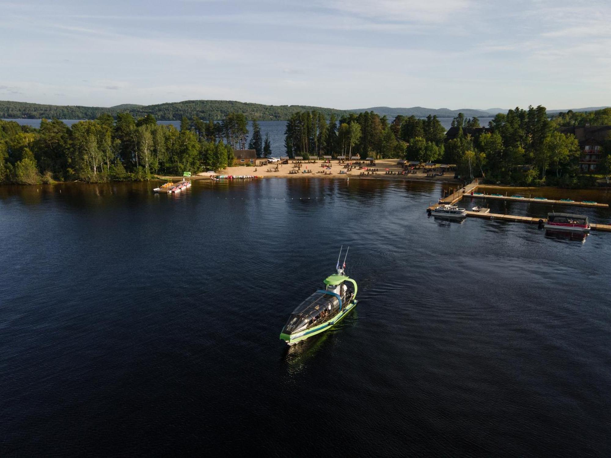 Auberge Du Lac Taureau Saint-Michel des Saints Bagian luar foto